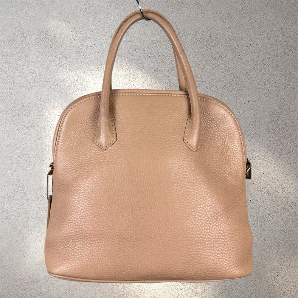 Vintage Coach Sonoma Satchel #4921 Natural Grain Leather Cream Top Handle Purse‎